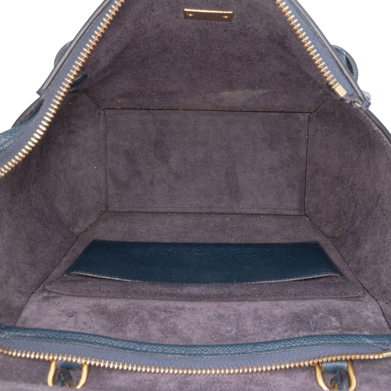 Celine Mini Grained Calfskin Belt Bag Blauw