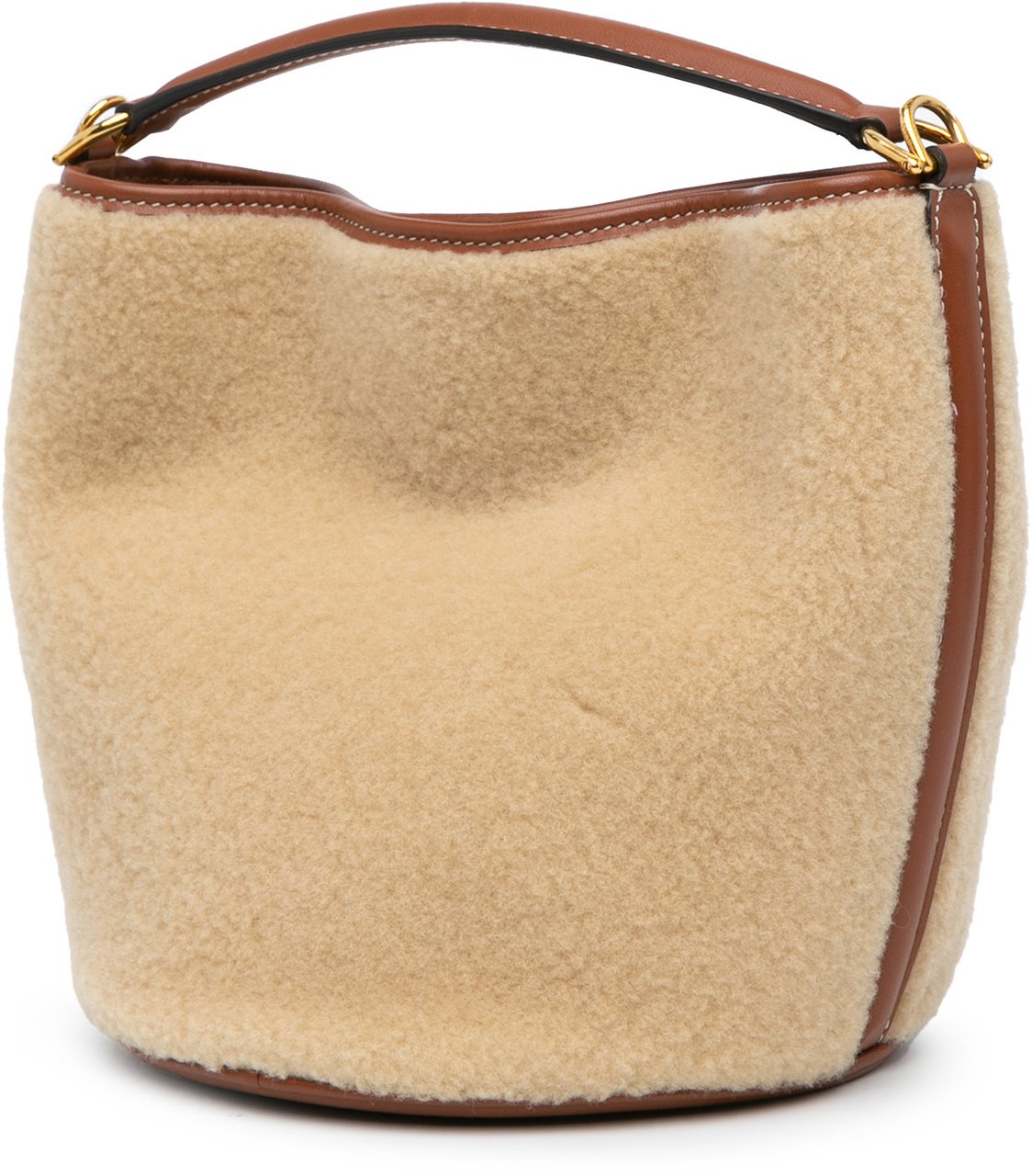 Celine Shearling Bucket 16 Bruin