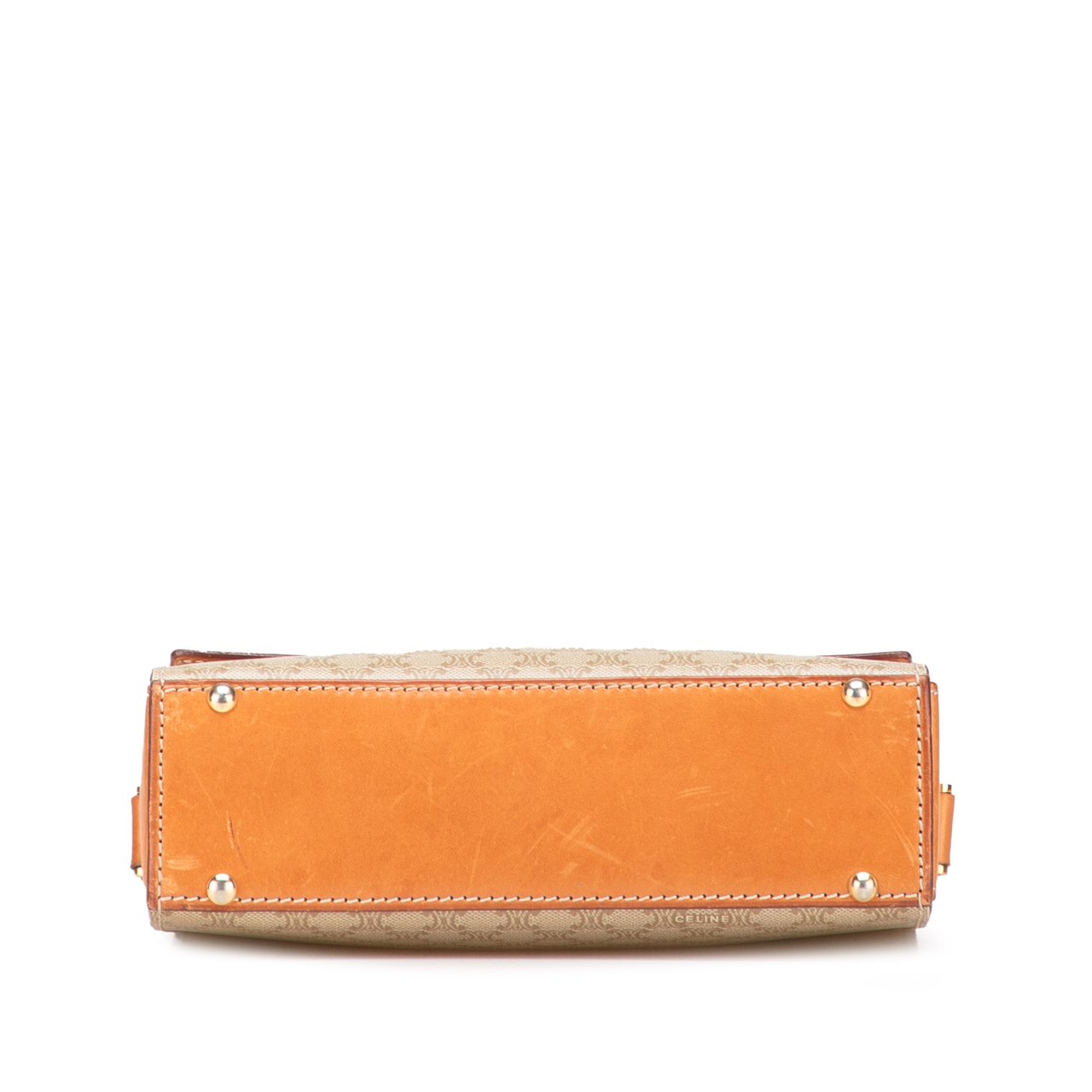 Celine Macadam Coated Canvas Crossbody Bruin
