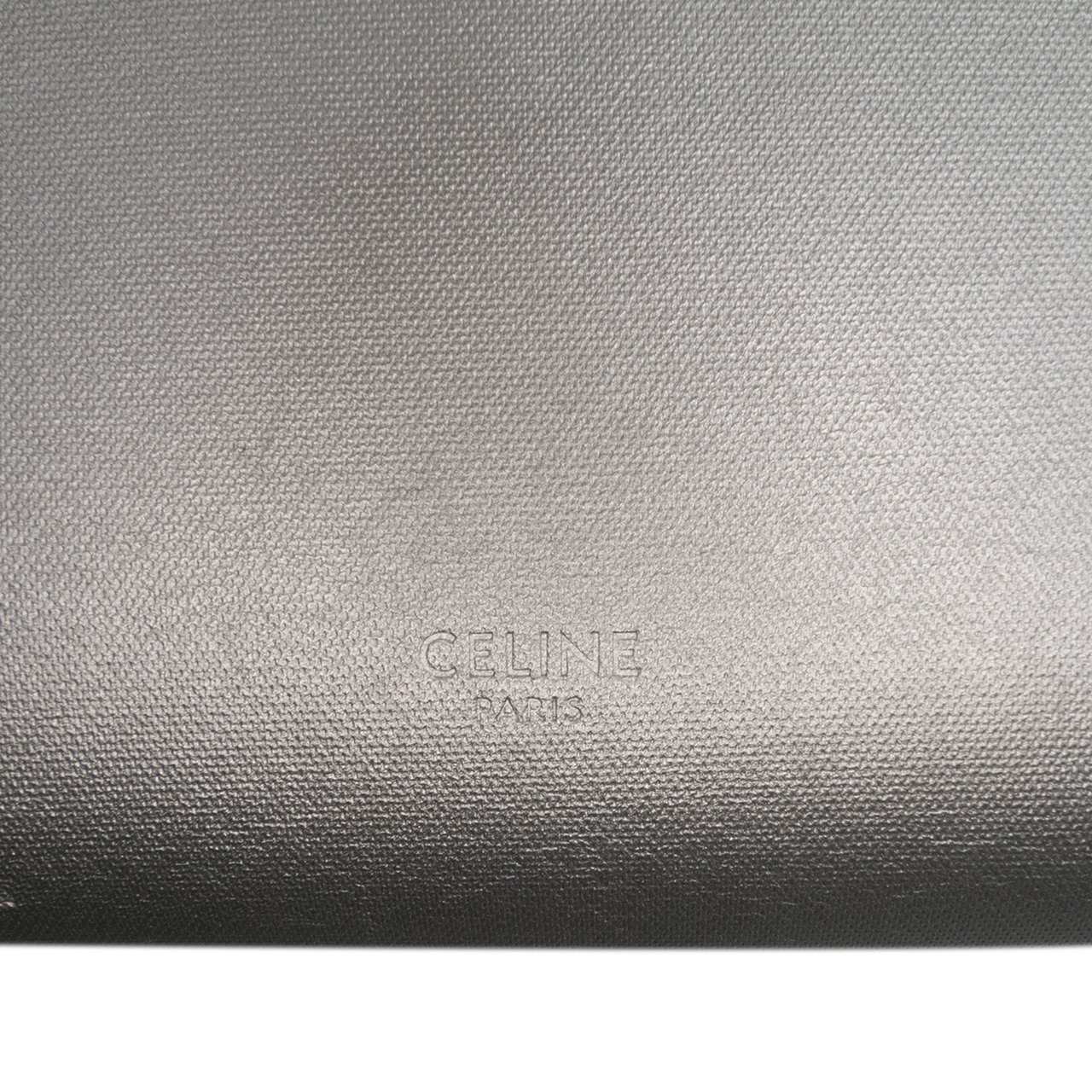 Celine Nano Laminated Calfskin Belt Bag Zilver