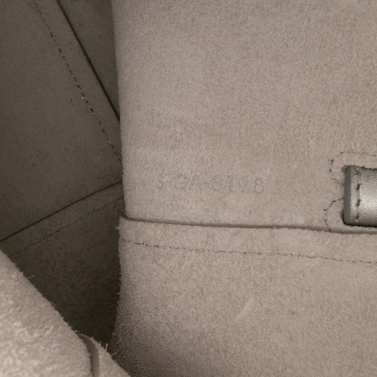 Celine Nano Laminated Calfskin Belt Bag Zilver