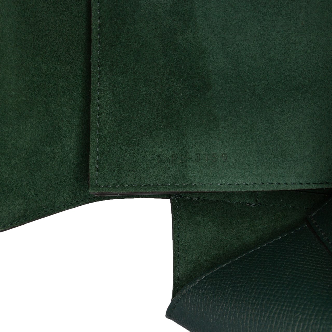 Celine Micro Grained Calfskin Belt Bag Groen