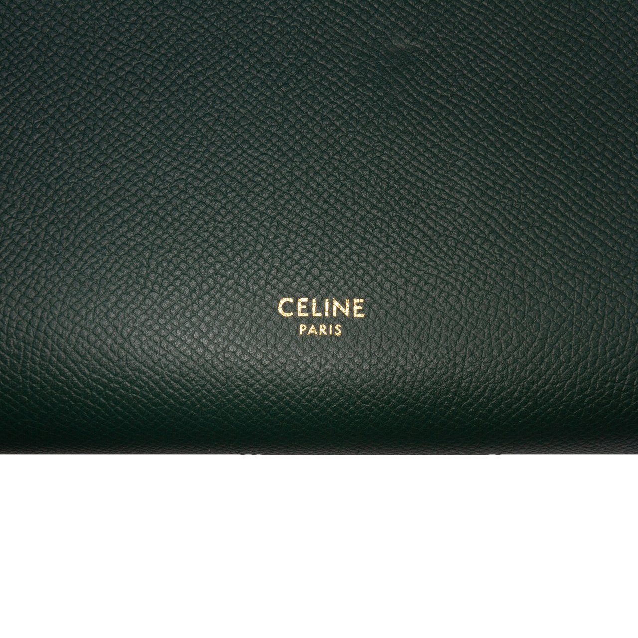 Celine Micro Grained Calfskin Belt Bag Groen