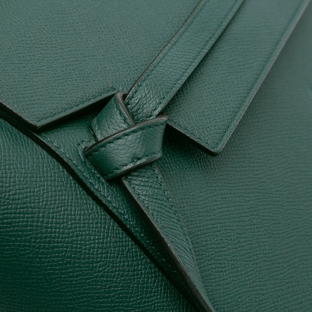 Celine Micro Grained Calfskin Belt Bag Groen