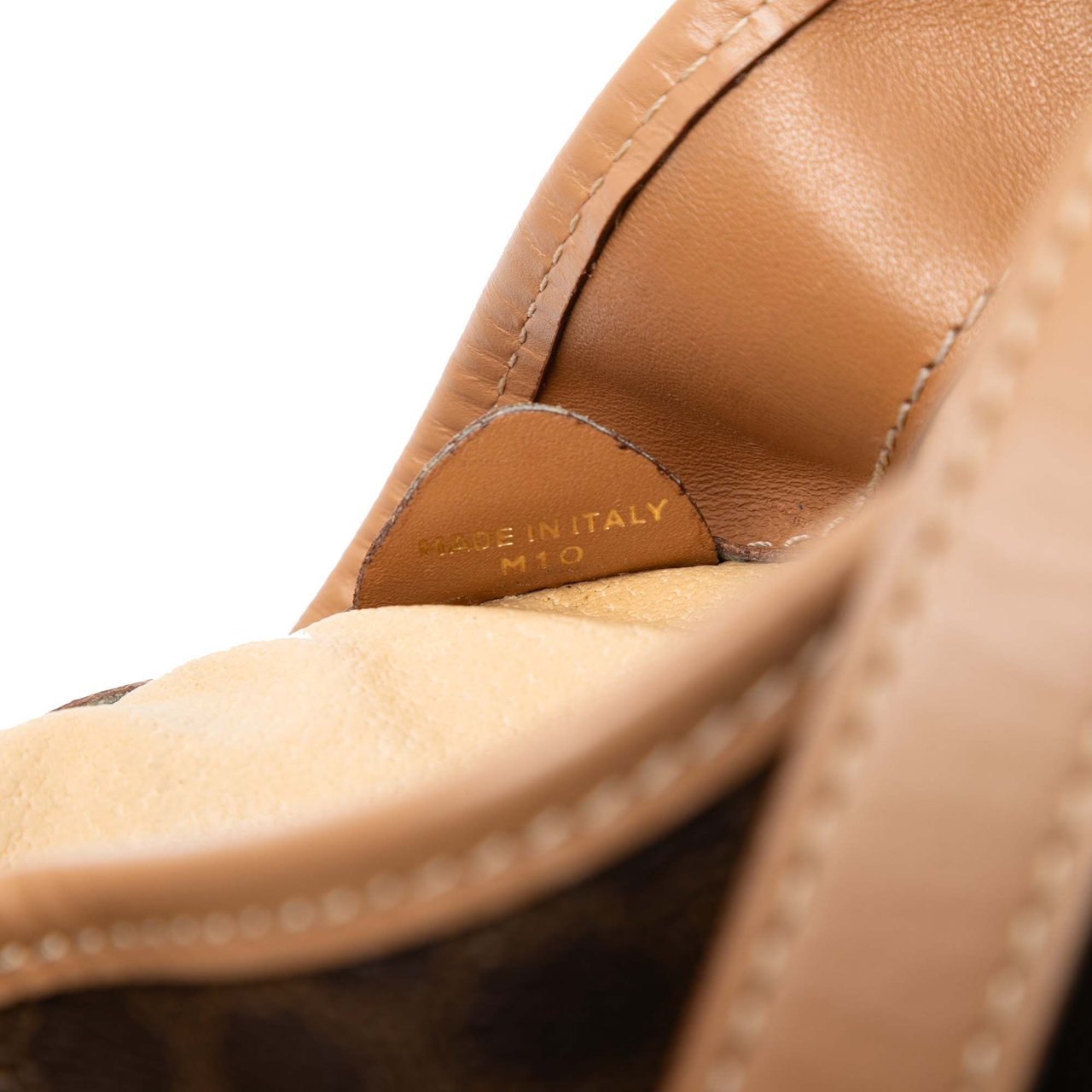 Celine Macadam Coated Canvas Drawstring Crossbody Bruin