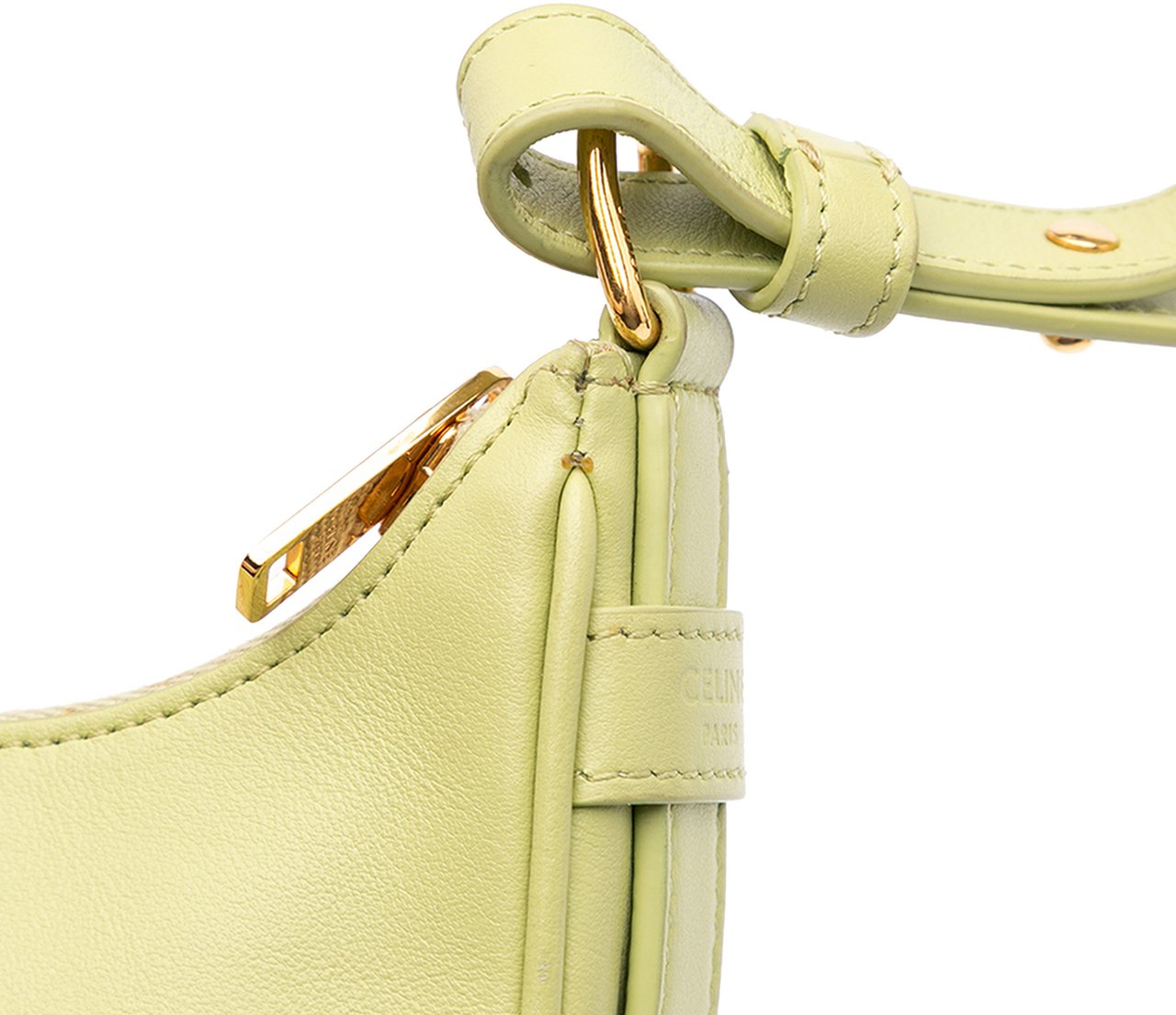 Celine Mini Smooth Calfskin Ava Shoulder Bag Groen