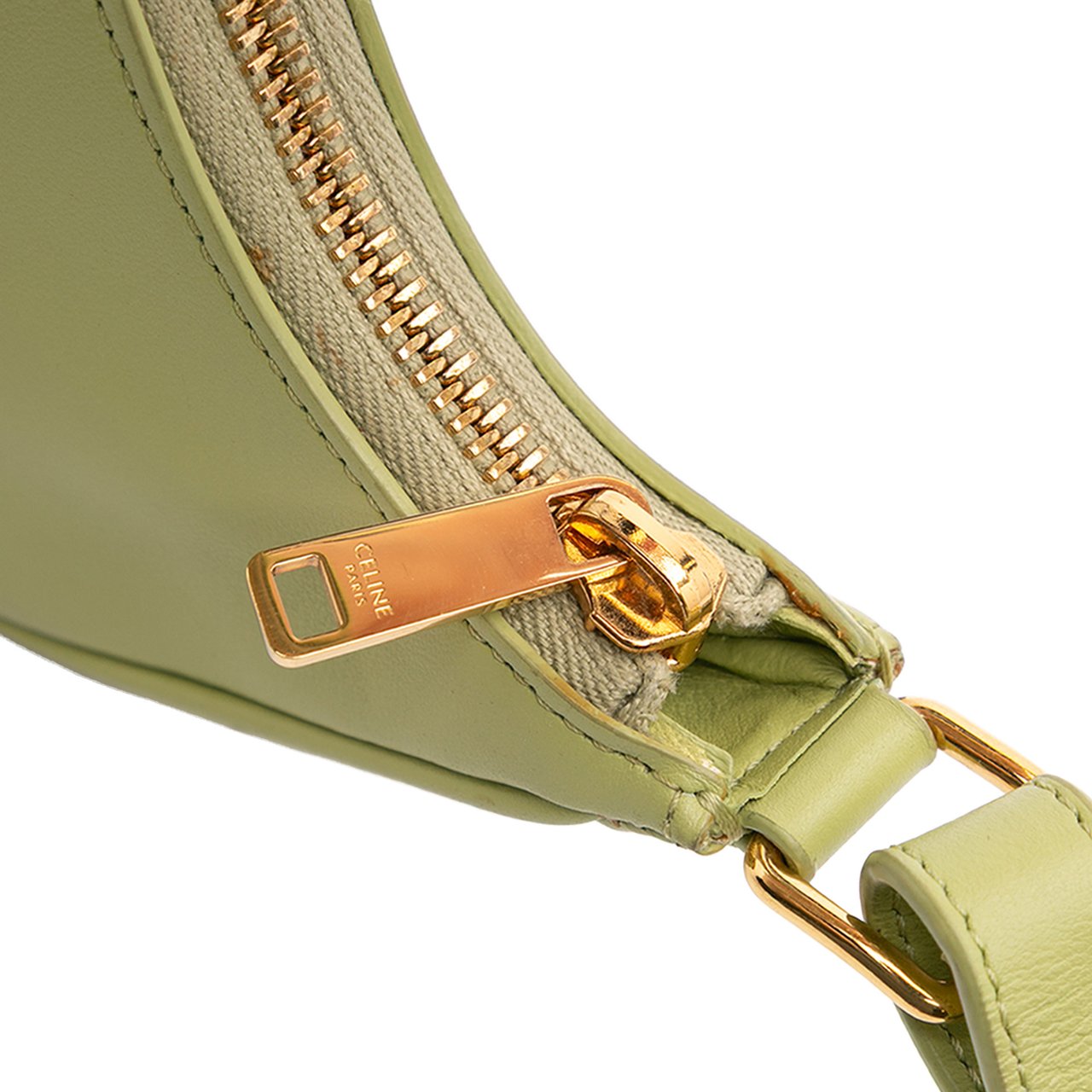 Celine Mini Smooth Calfskin Ava Shoulder Bag Groen