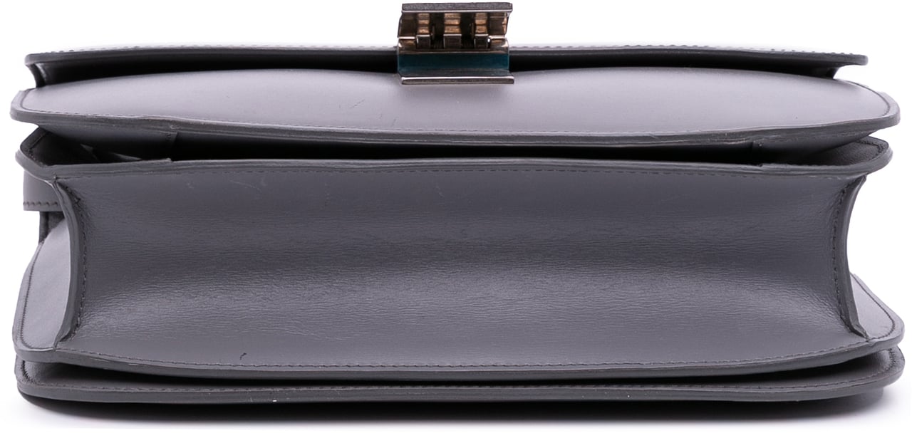 Celine Medium Calfskin Classic Box Paars