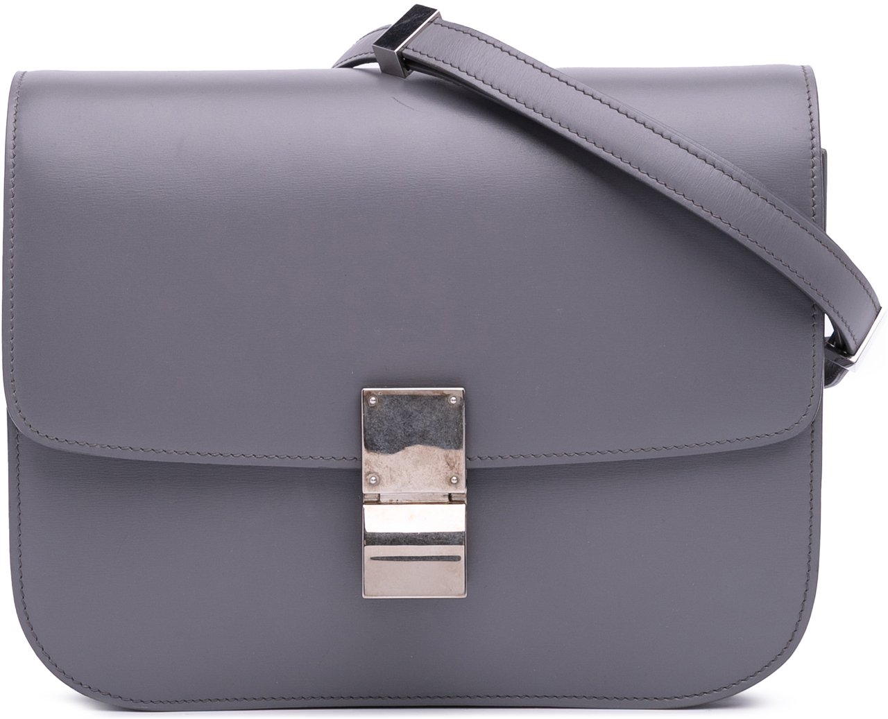 Celine Medium Calfskin Classic Box Paars