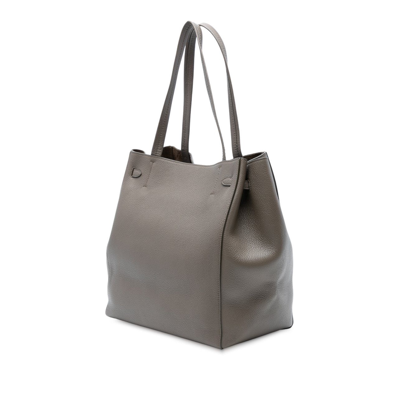 Celine Small Leather Phantom Cabas Tote Bruin