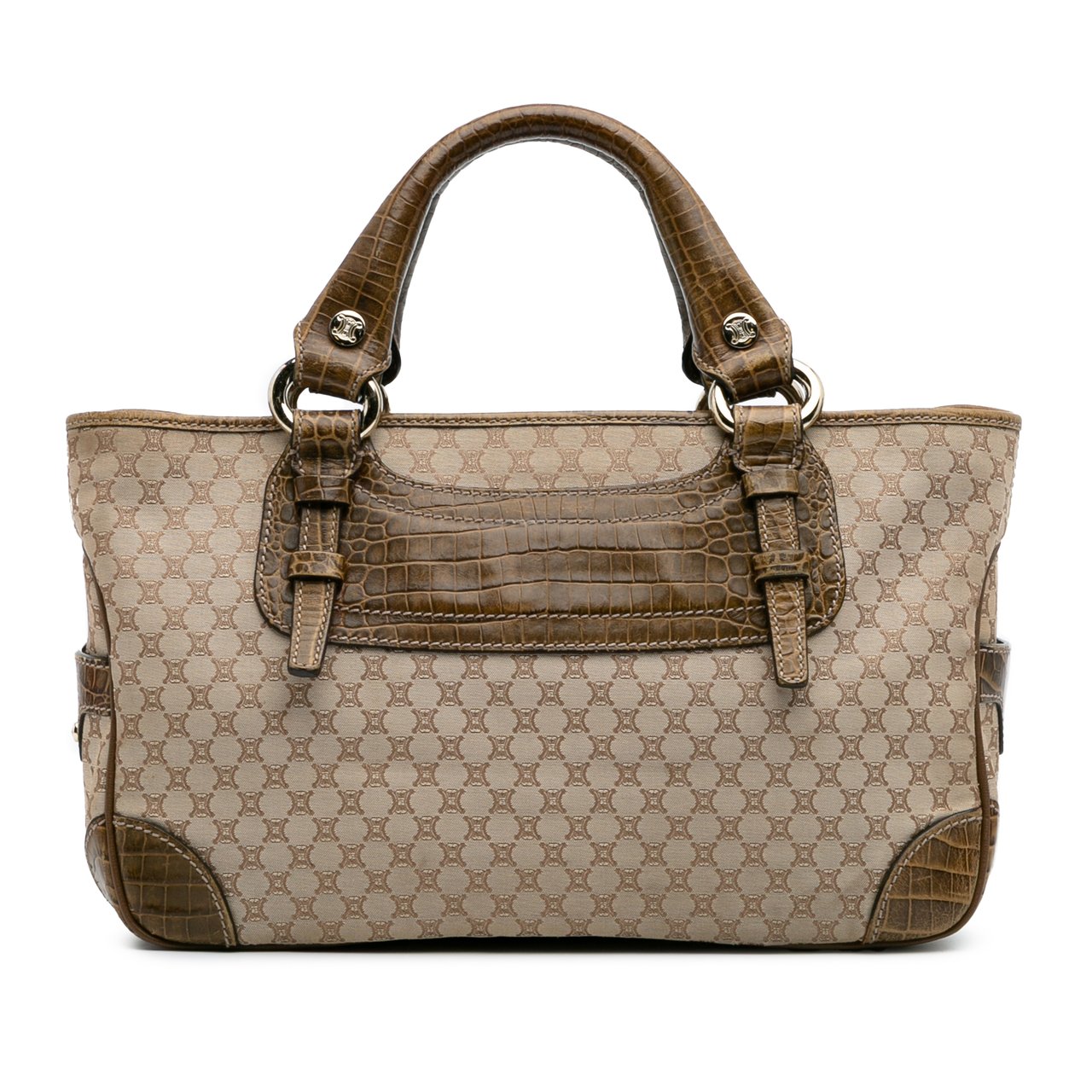 Celine Macadam Canvas Boogie Handbag Bruin