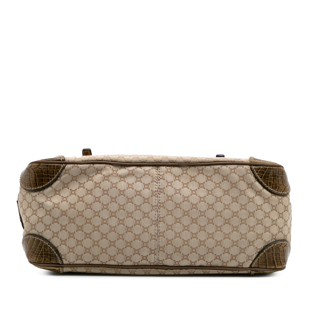 Celine Macadam Canvas Boogie Handbag Bruin