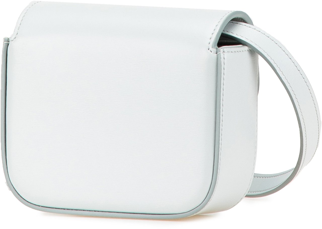 Celine Mini Calfskin Claude Crossbody Blauw