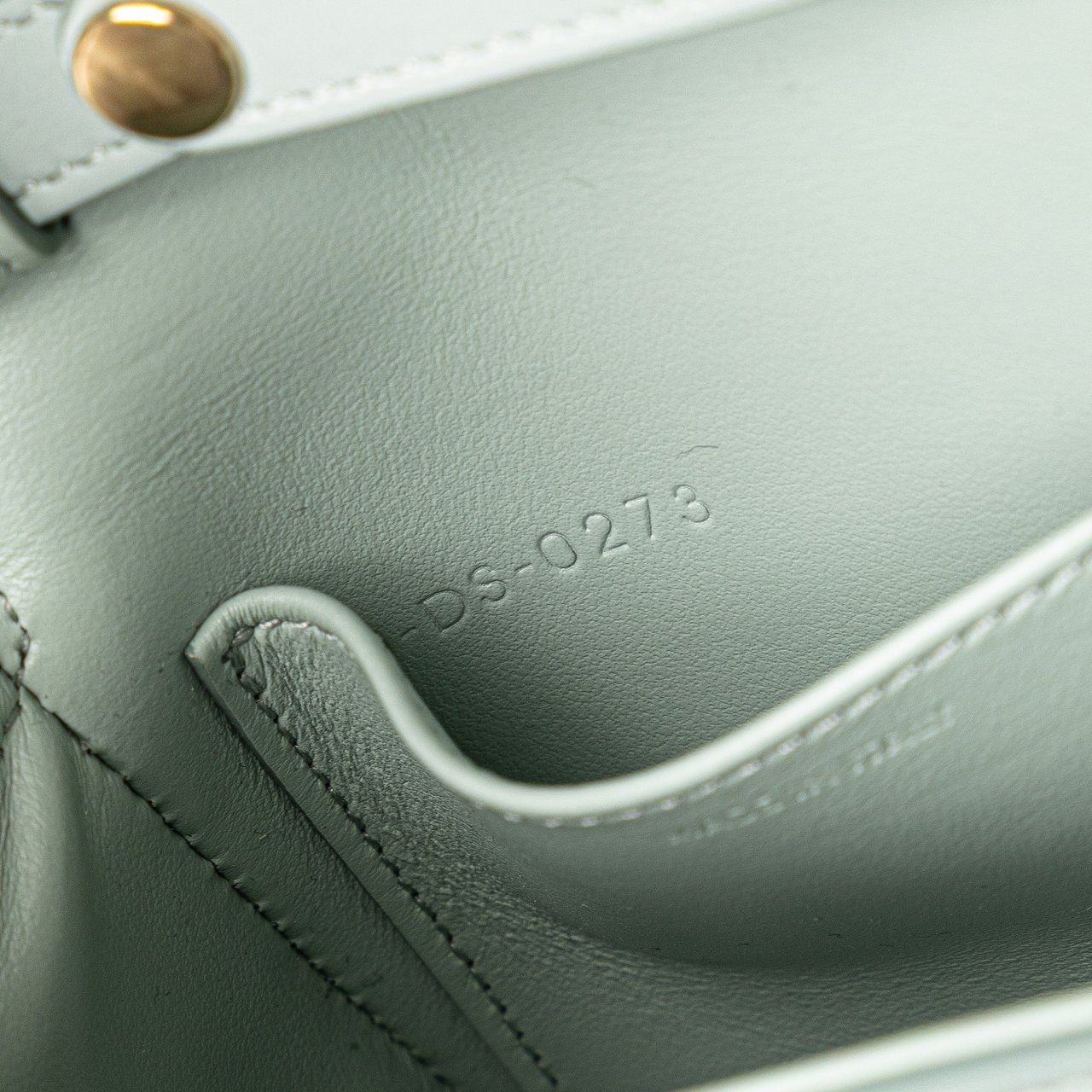 Celine Mini Calfskin Claude Crossbody Blauw