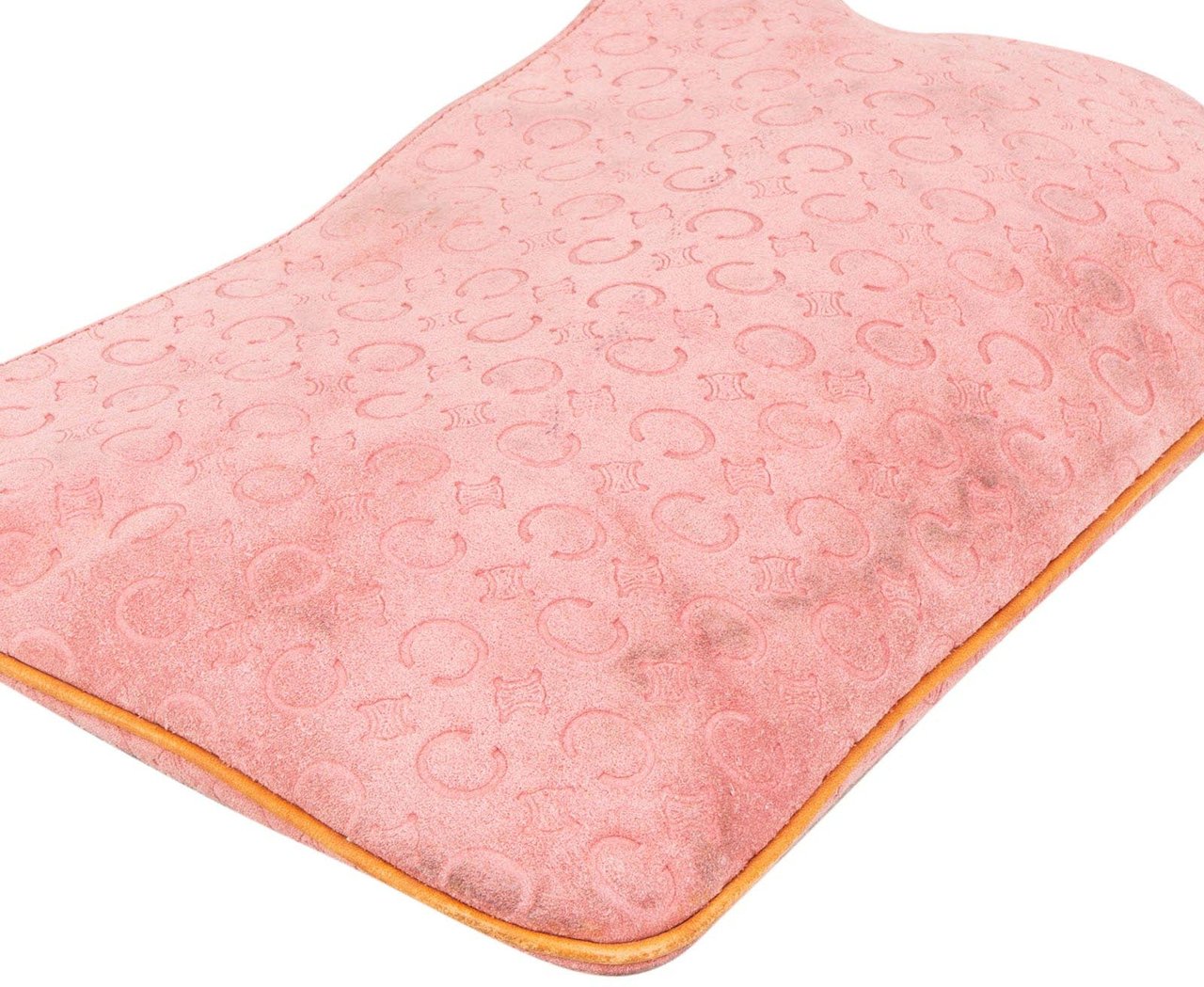 Celine Celine Suede C Macadam Monogram Shoulder Bag Rood