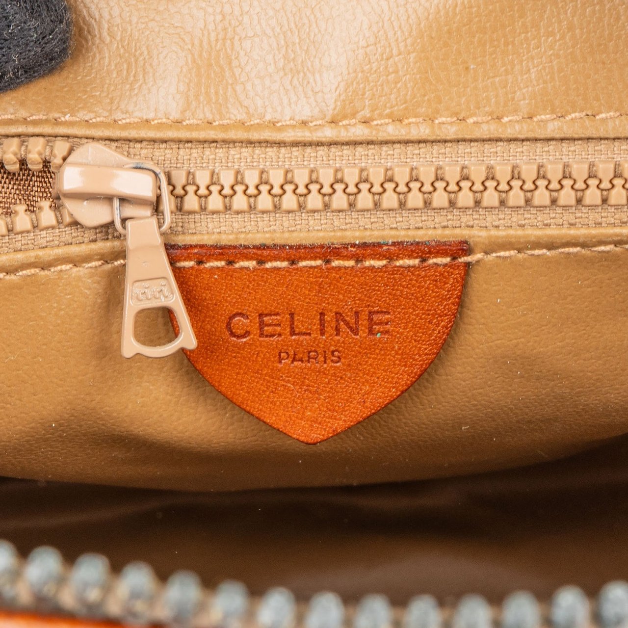 Celine Celine Monogram Macadam Crossbody Bag Bruin