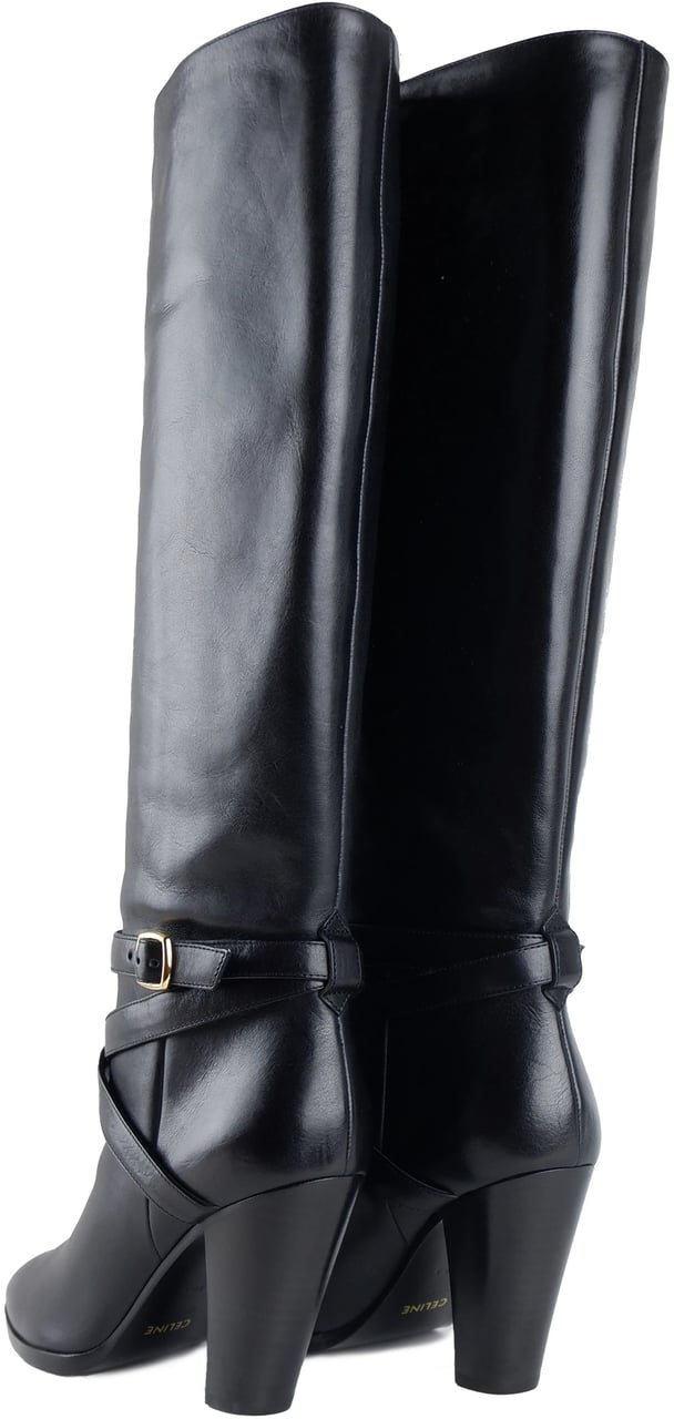 Celine Celine Ankle Boots Black Woman Dierenprint