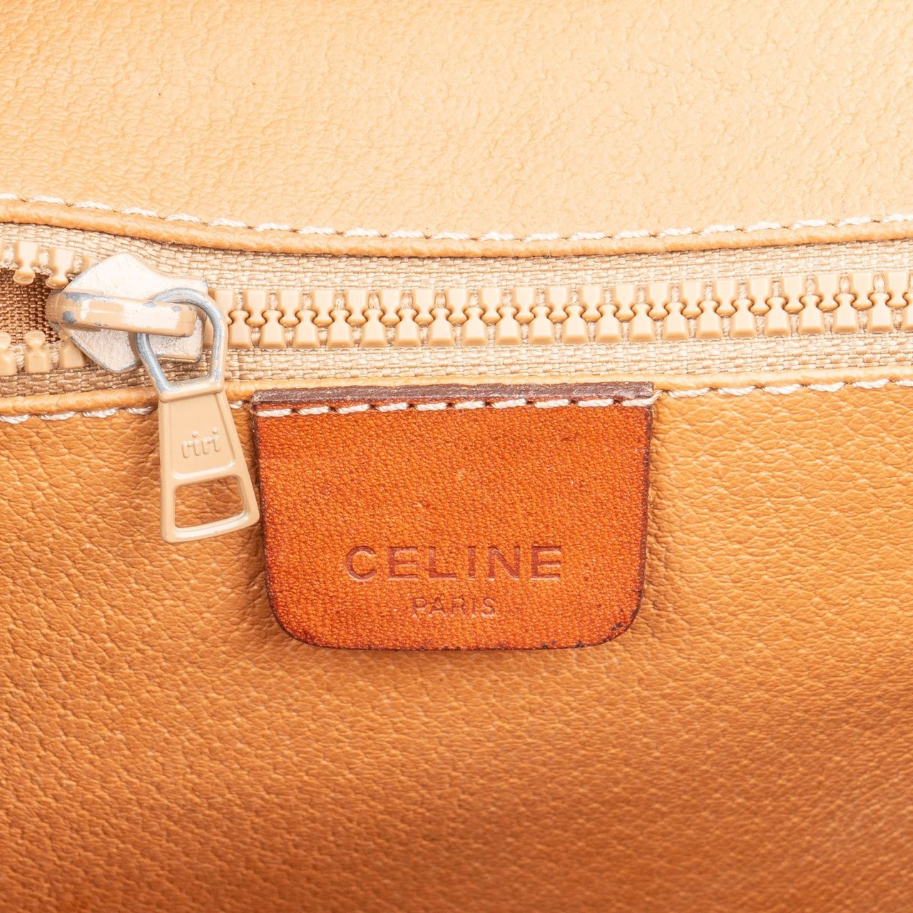 Celine Celine Macadam Monogram Flap Shoulder Bag Bruin