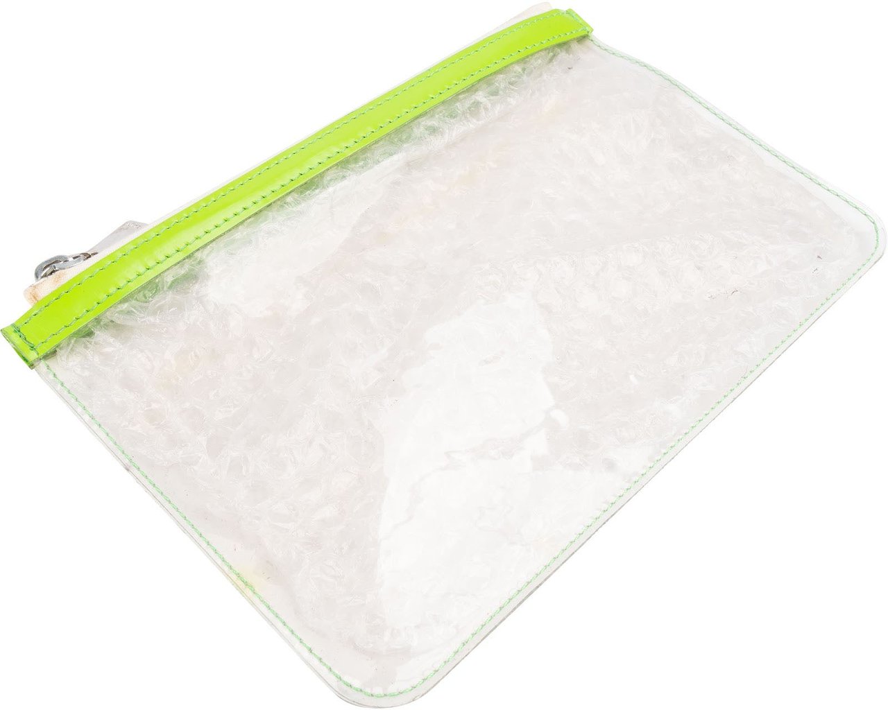 Celine Transparent PVC Clutch Etui Groen