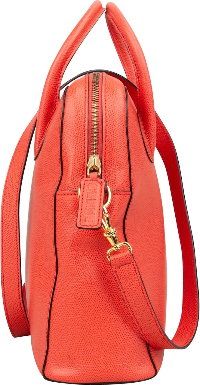 Celine Céline Grained Leather Dome Handbag Divers