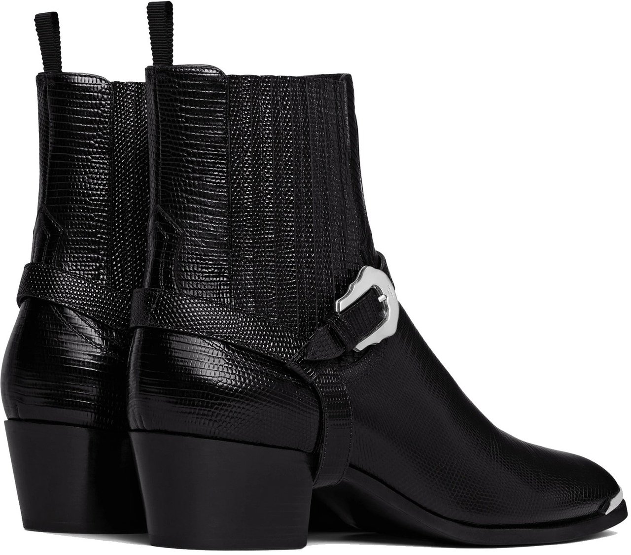 Celine Celine Western Chelsea Isaac Harness Boots Zwart