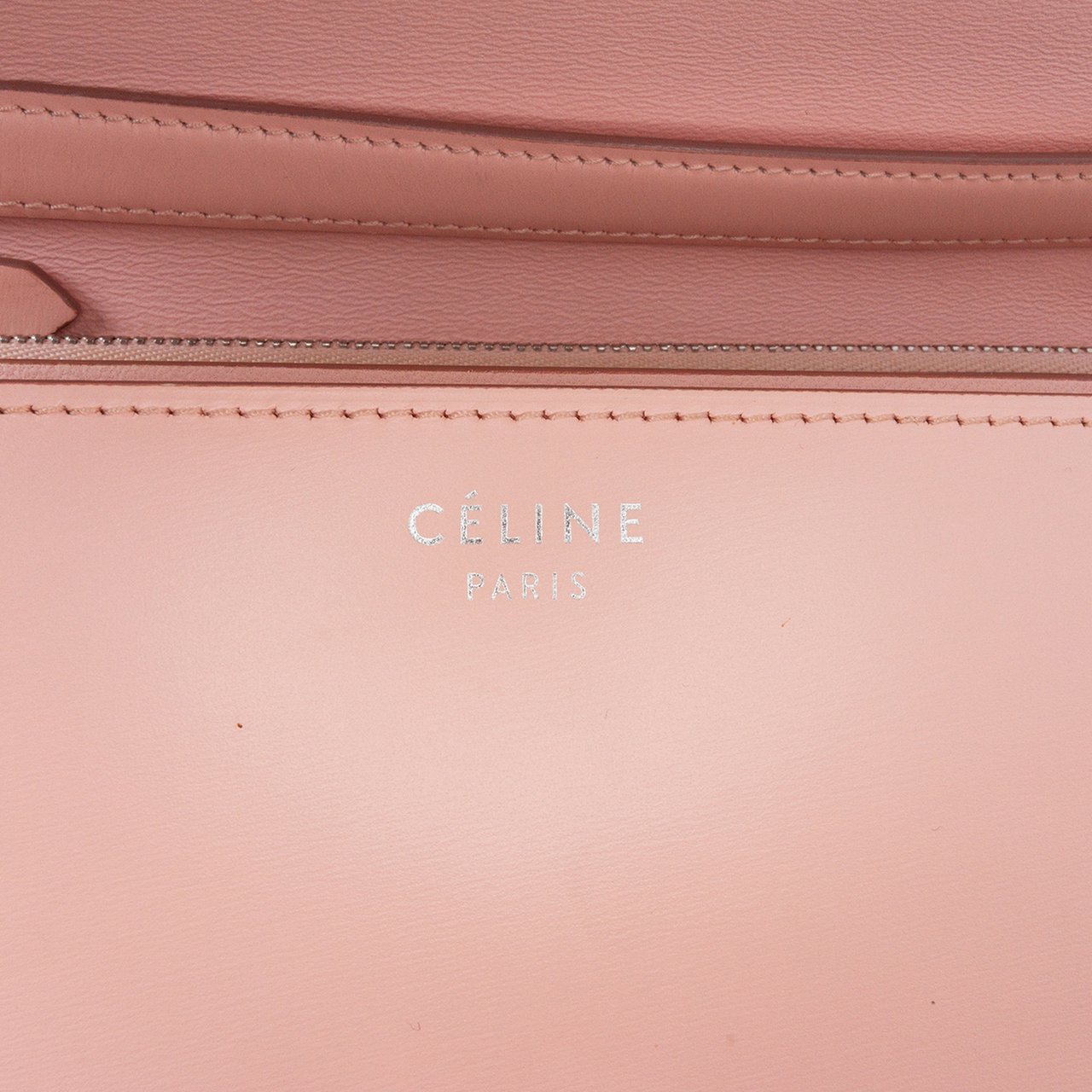 Celine Medium Calfskin Classic Box Roze