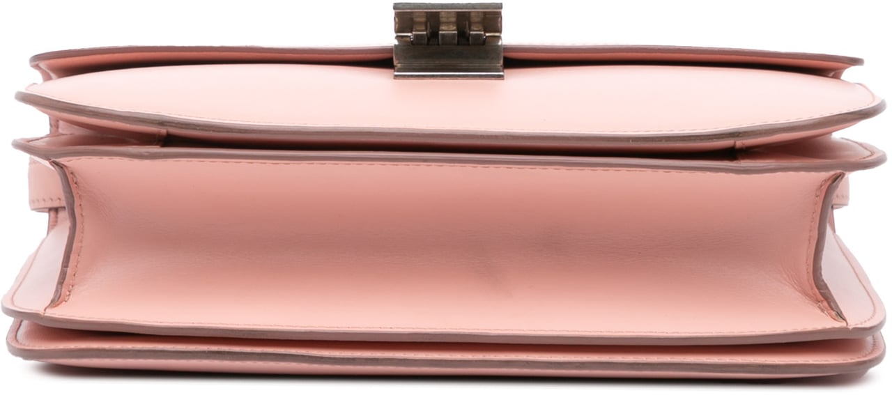 Celine Medium Calfskin Classic Box Roze
