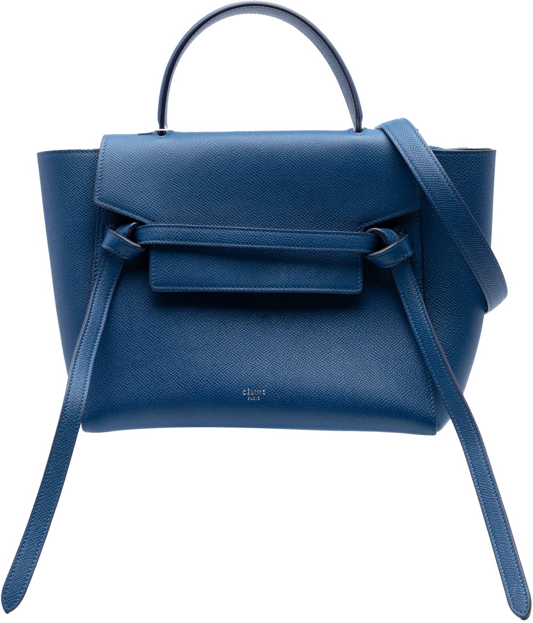 Celine Micro Grained Calfskin Belt Bag Blauw