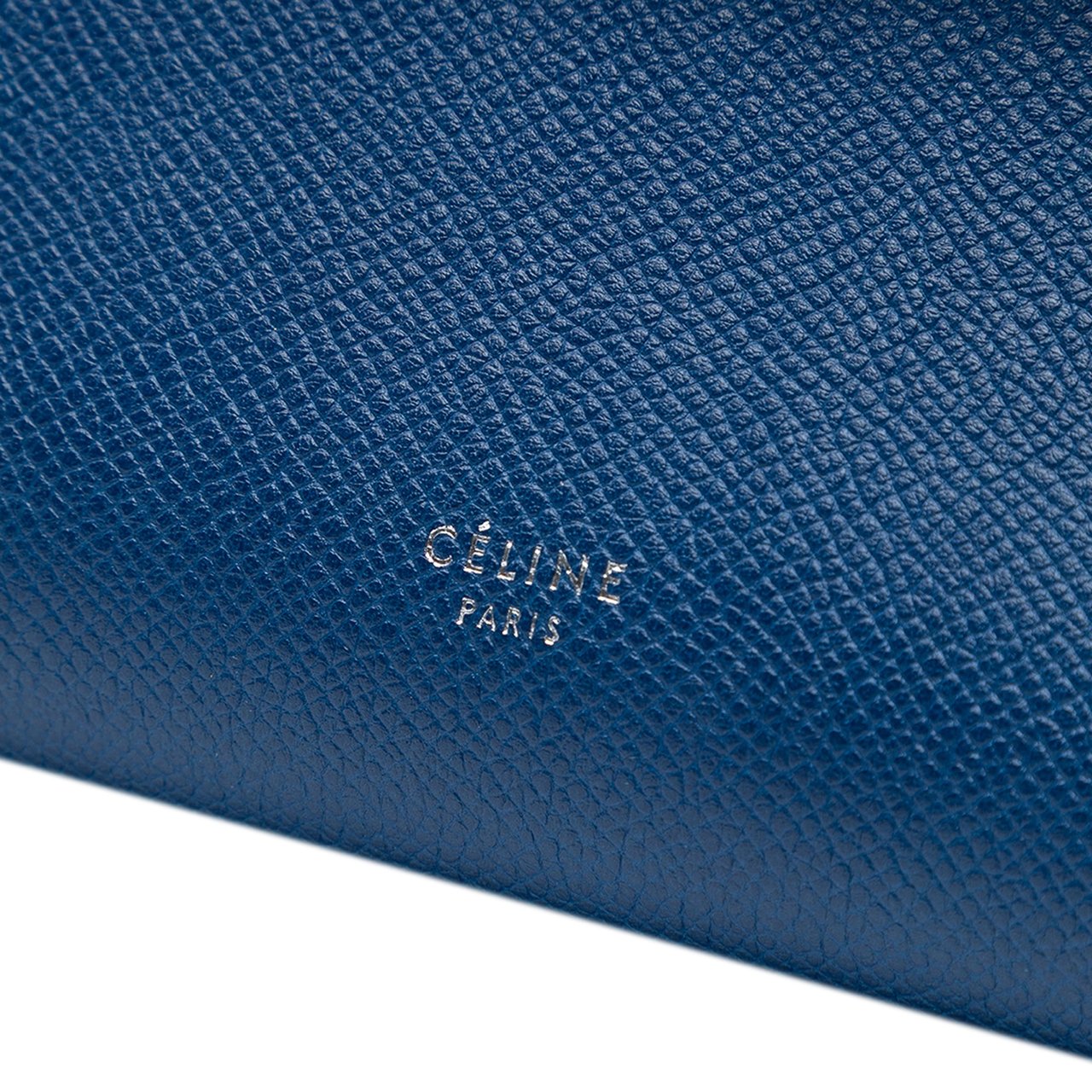 Celine Micro Grained Calfskin Belt Bag Blauw