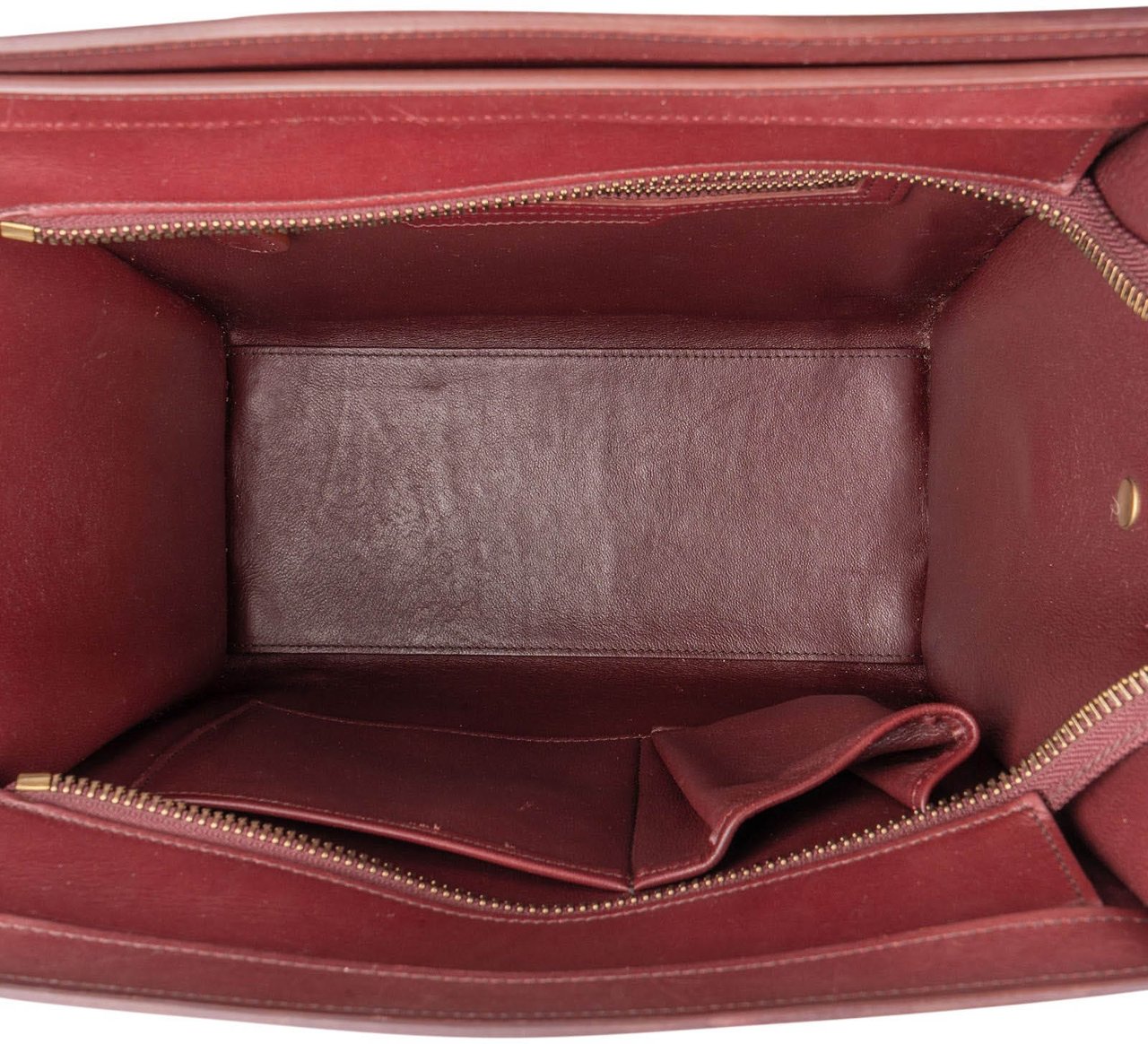 Celine Céline Tricolor Leather Luggage Handbag Oranje