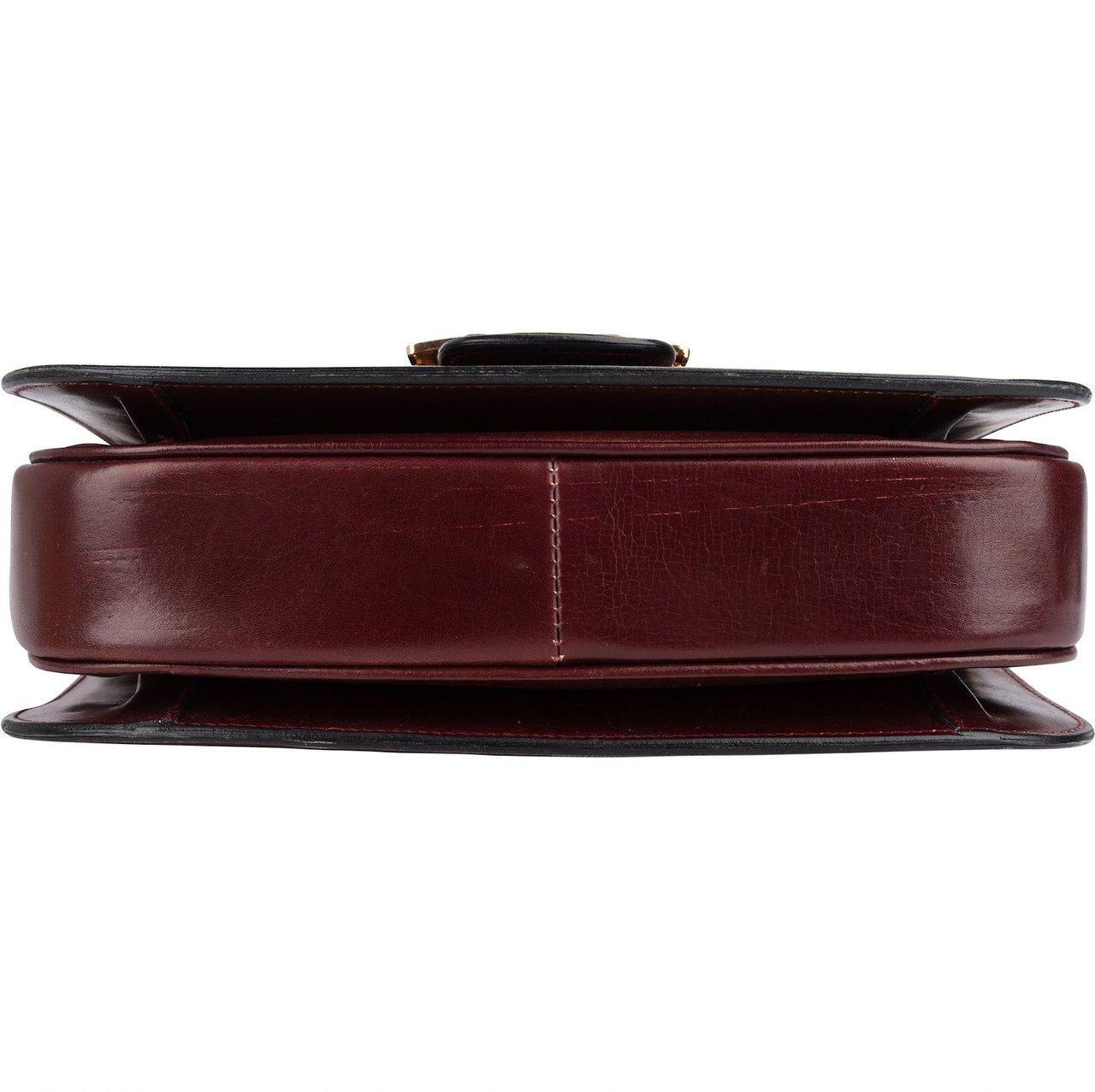 Celine Celine Leather Horse Carriage Triomphe Shoulder Bag Rood