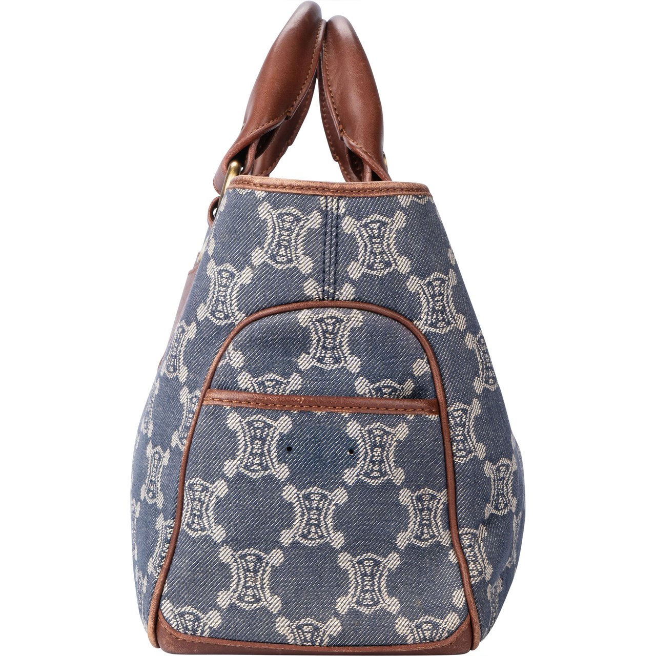 Celine Celine Denim Maccadam Monogram Boogie Handbag Divers