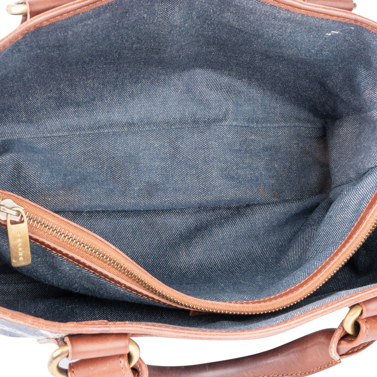 Celine Celine Denim Maccadam Monogram Boogie Handbag Divers