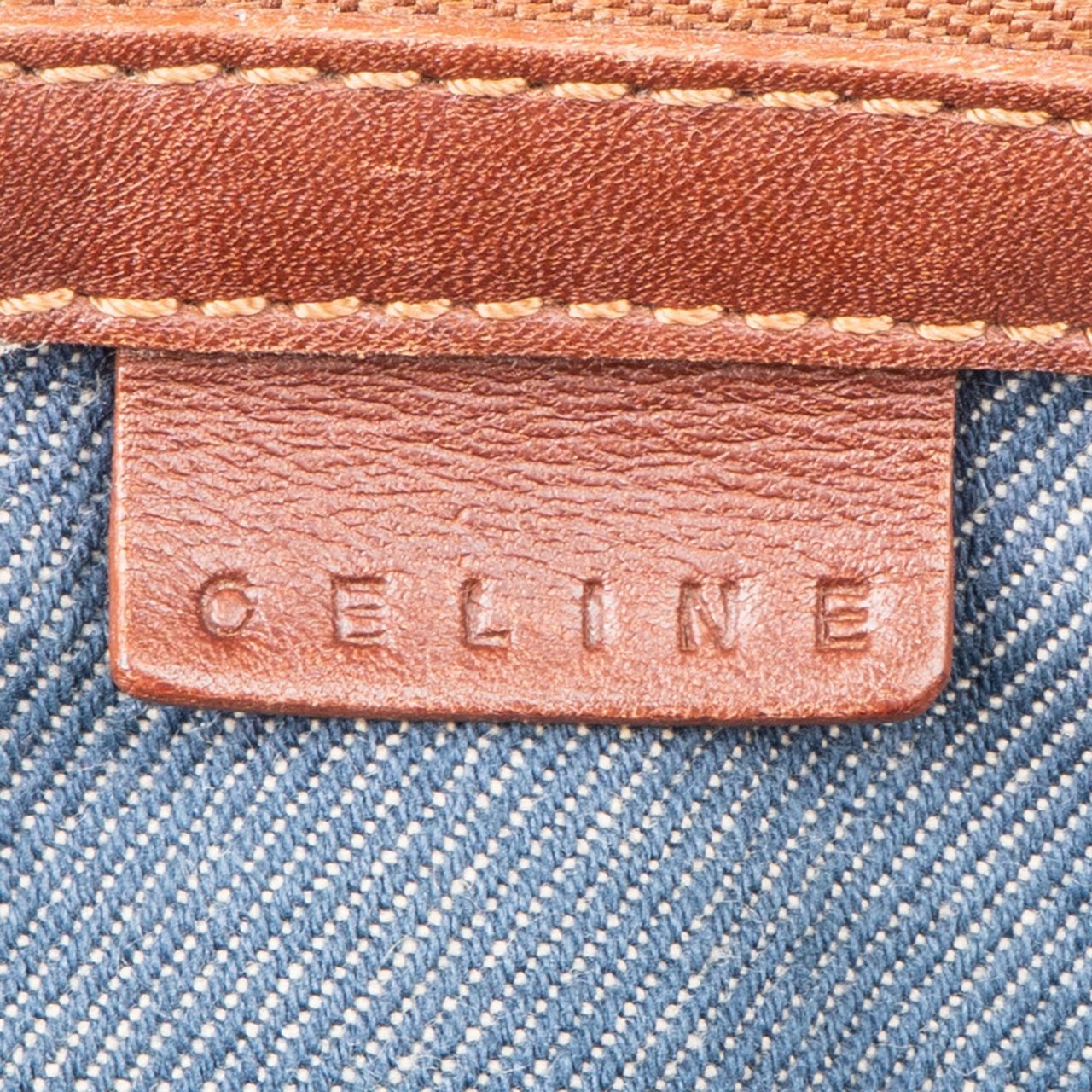 Celine Celine Denim Maccadam Monogram Boogie Handbag Divers