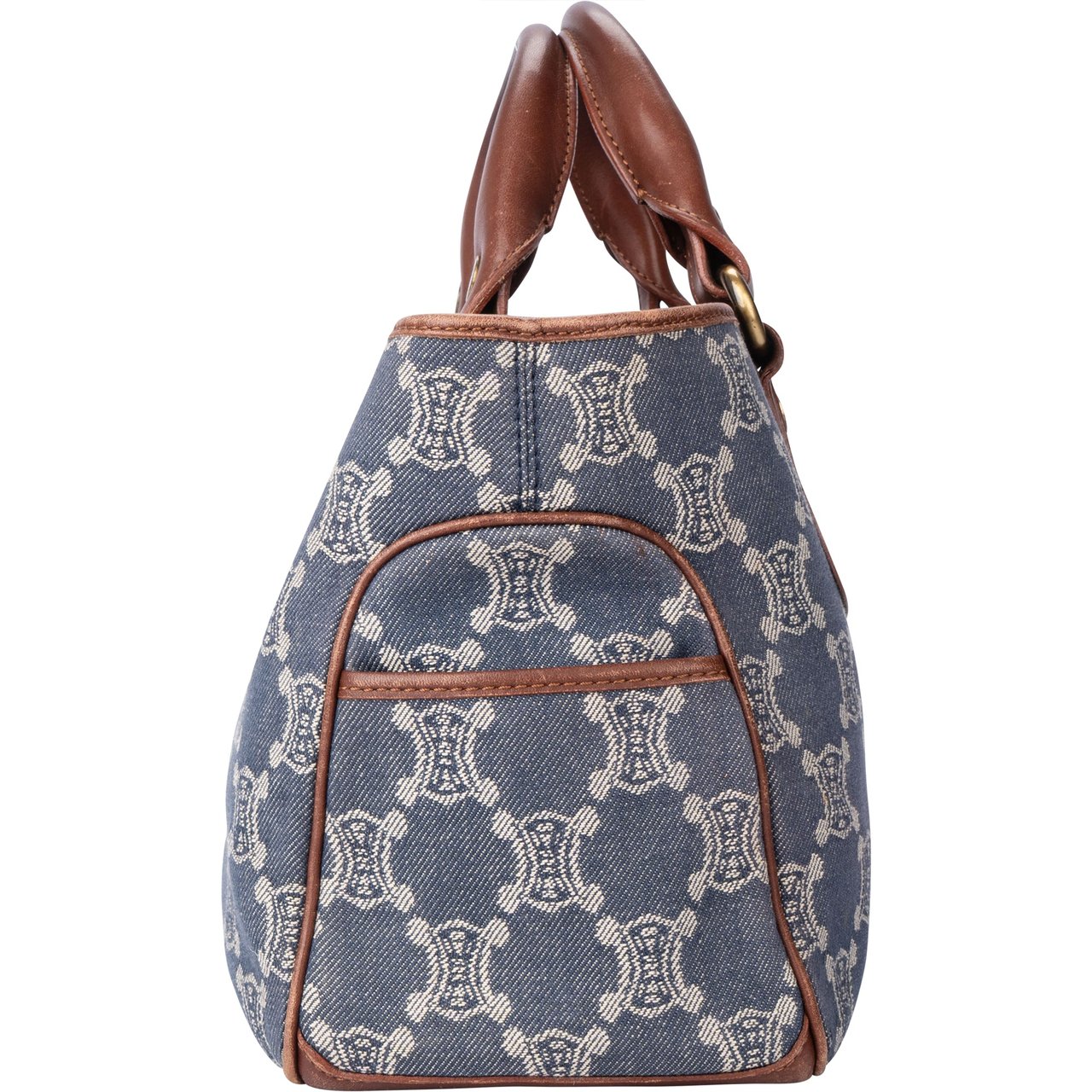 Celine Celine Denim Maccadam Monogram Boogie Handbag Divers