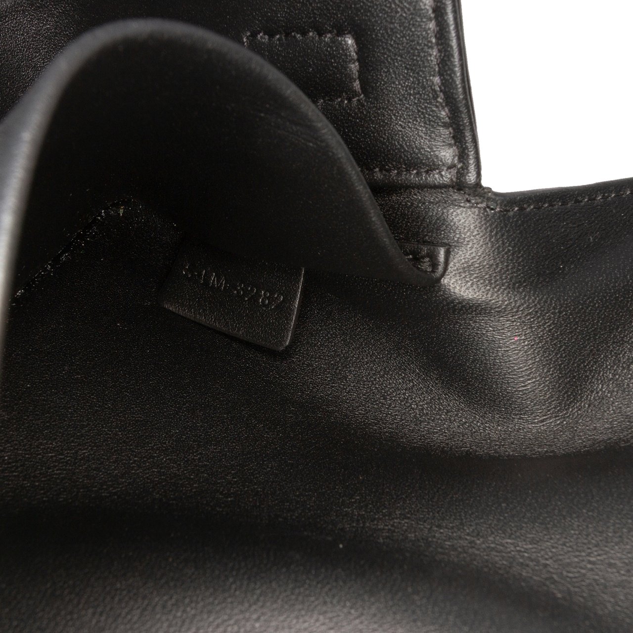 Celine Shiny Calfskin Claude Shoulder Bag Zwart