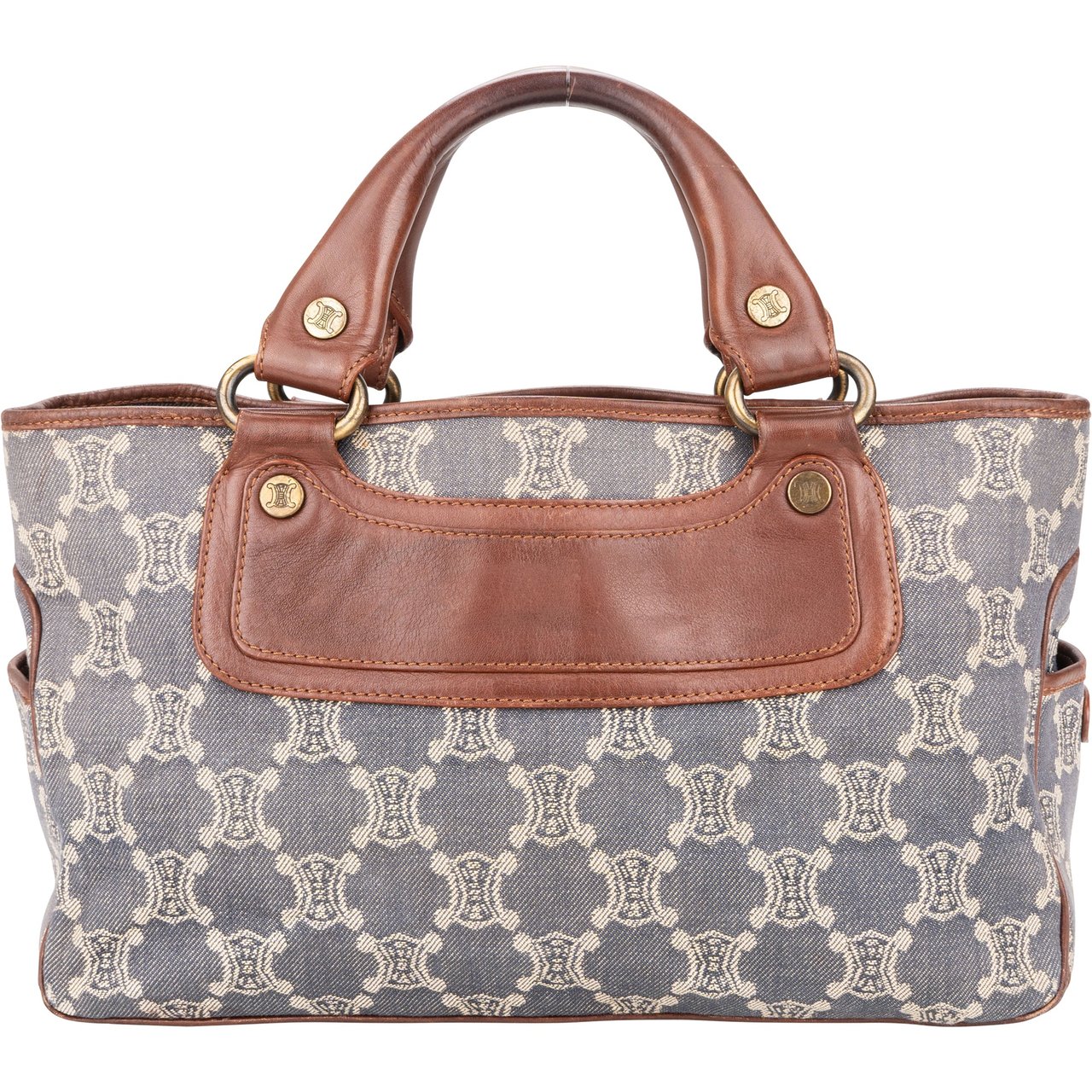 Celine Celine Denim Maccadam Monogram Boogie Handbag Divers