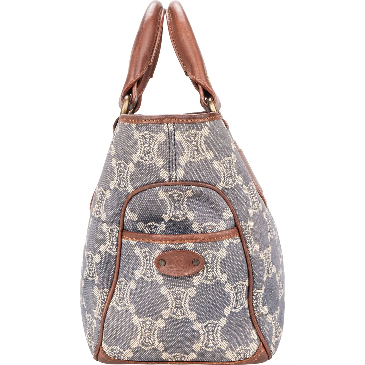 Celine Celine Denim Maccadam Monogram Boogie Handbag Divers