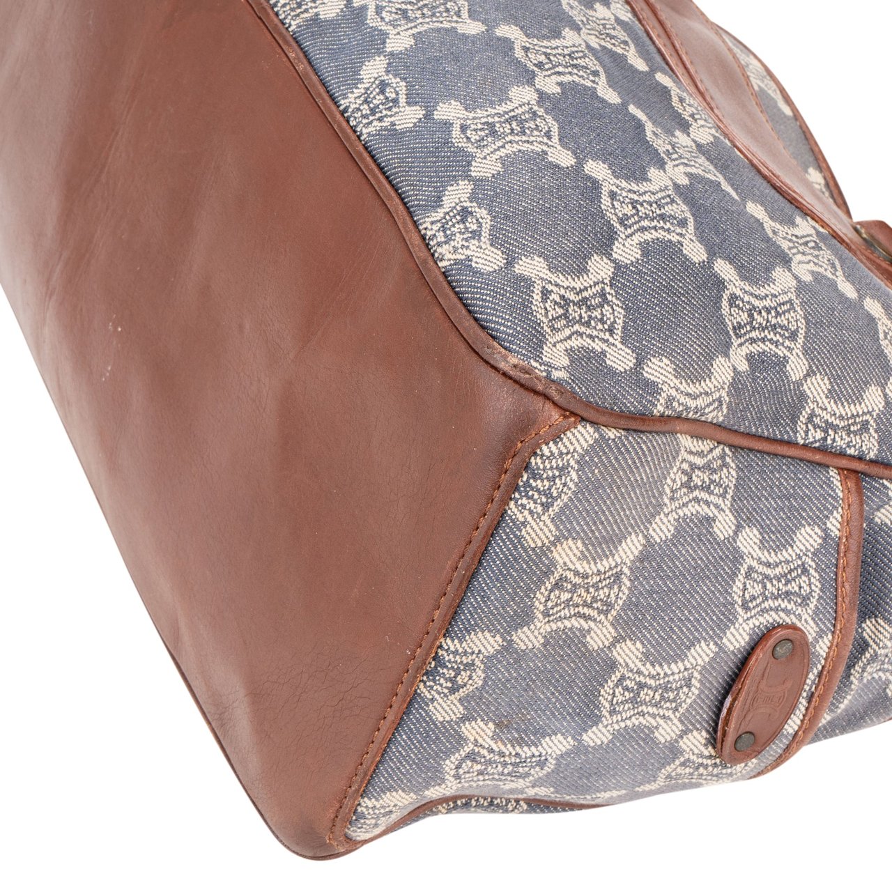 Celine Celine Denim Maccadam Monogram Boogie Handbag Divers
