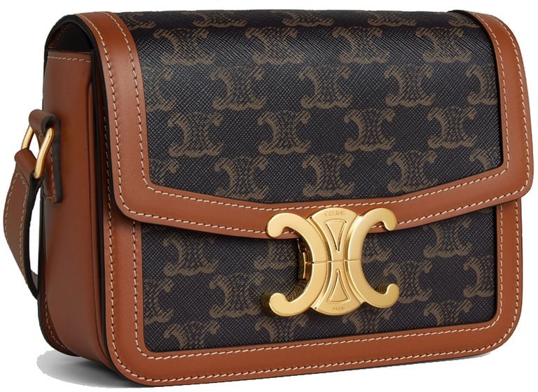 Celine Celine Teen Triomphe Bag Bruin