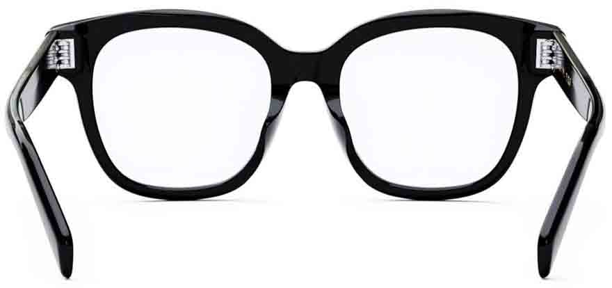 Celine 3 Dots Square Acetate Frame Eyeglasses Wit