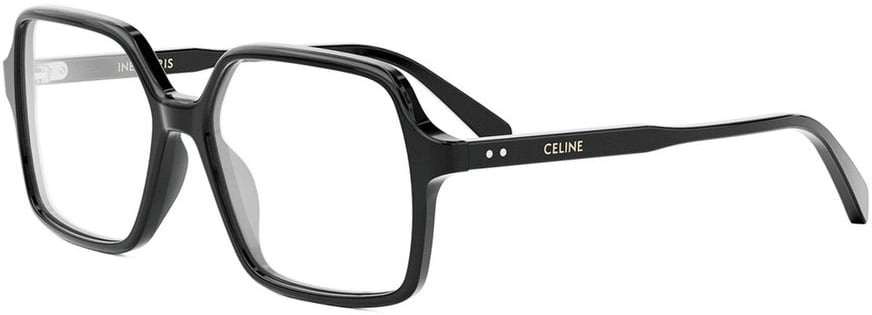 Celine Thin Oversized Square Acetate Frame Sunglasses Wit
