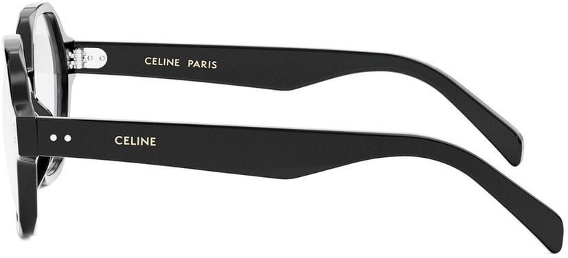 Celine Thin Square Geometric Acetate Optical Glasses Wit