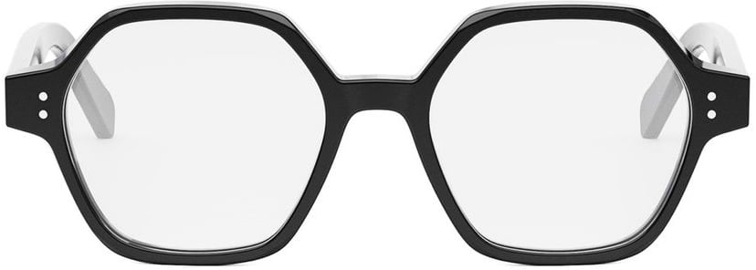 Celine Thin Square Geometric Acetate Optical Glasses Wit