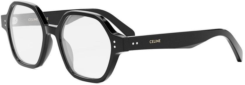 Celine Thin Square Geometric Acetate Optical Glasses Wit