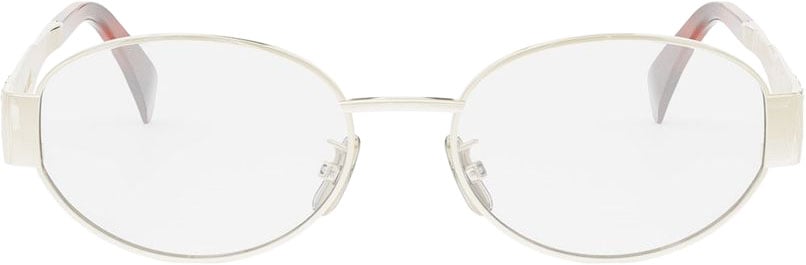 Celine Cl50140u Oval Gold-tone Eyeglasses Wit