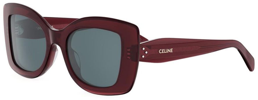 Celine 3 Dots Butterfly-Shaped Acetate Sunglasses Blauw