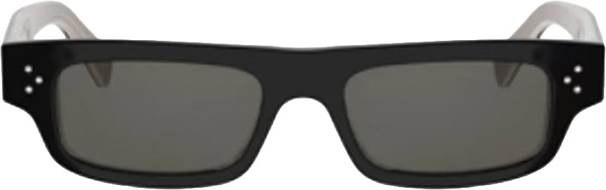 Celine Black CL40337U Rectangular Acetate Sunglasses Grijs