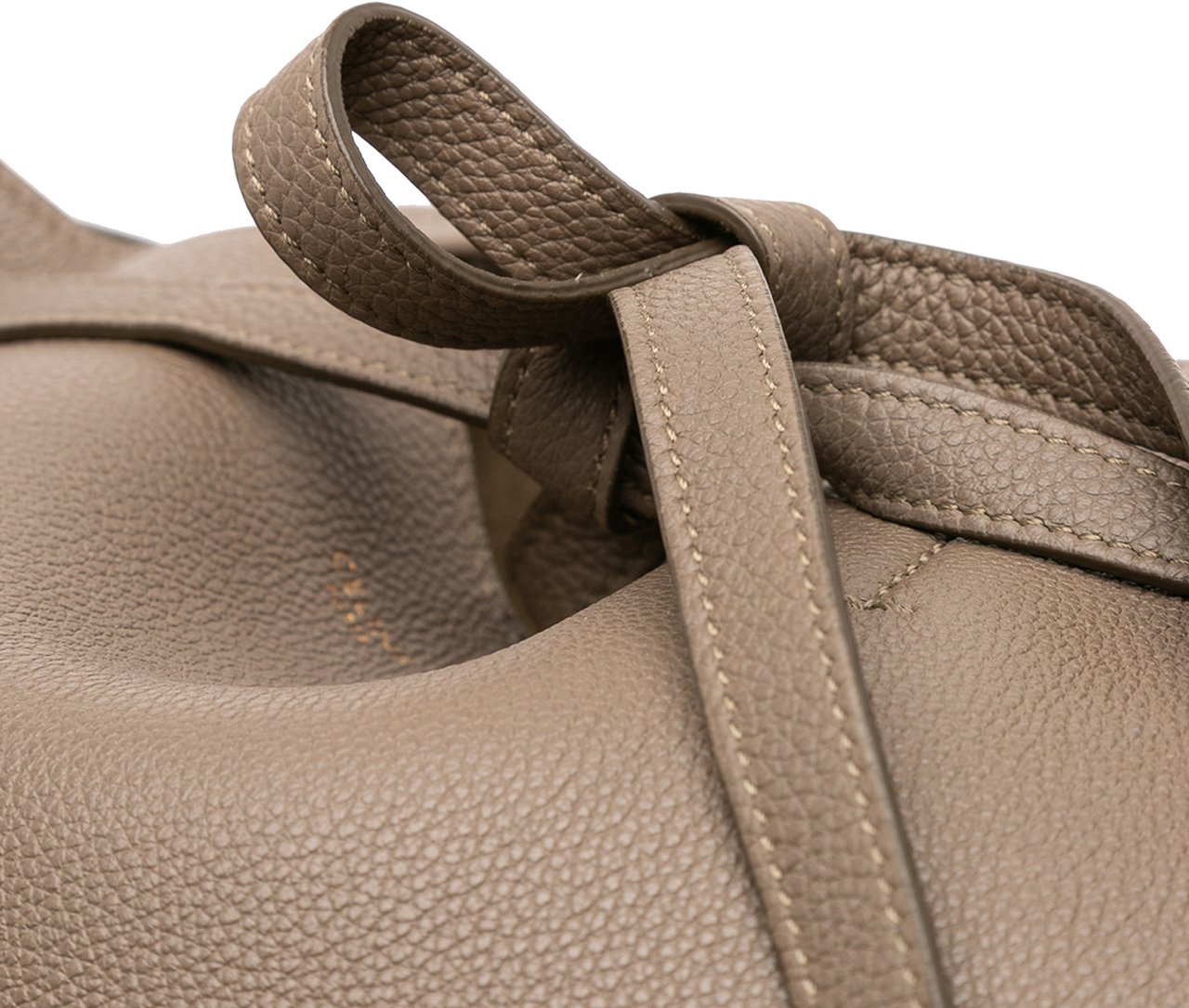 Celine Small Leather Phantom Cabas Tote Bruin