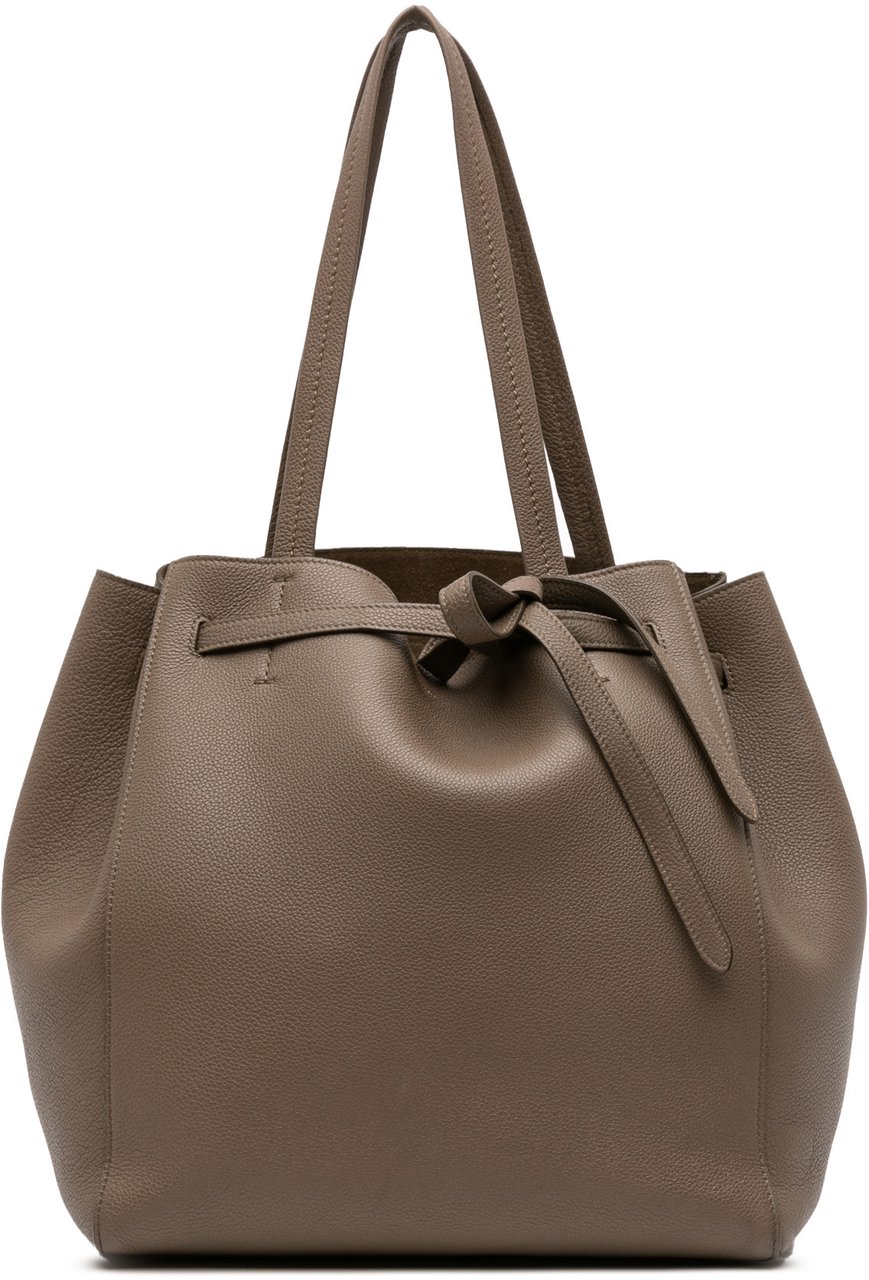 Celine Small Leather Phantom Cabas Tote Bruin